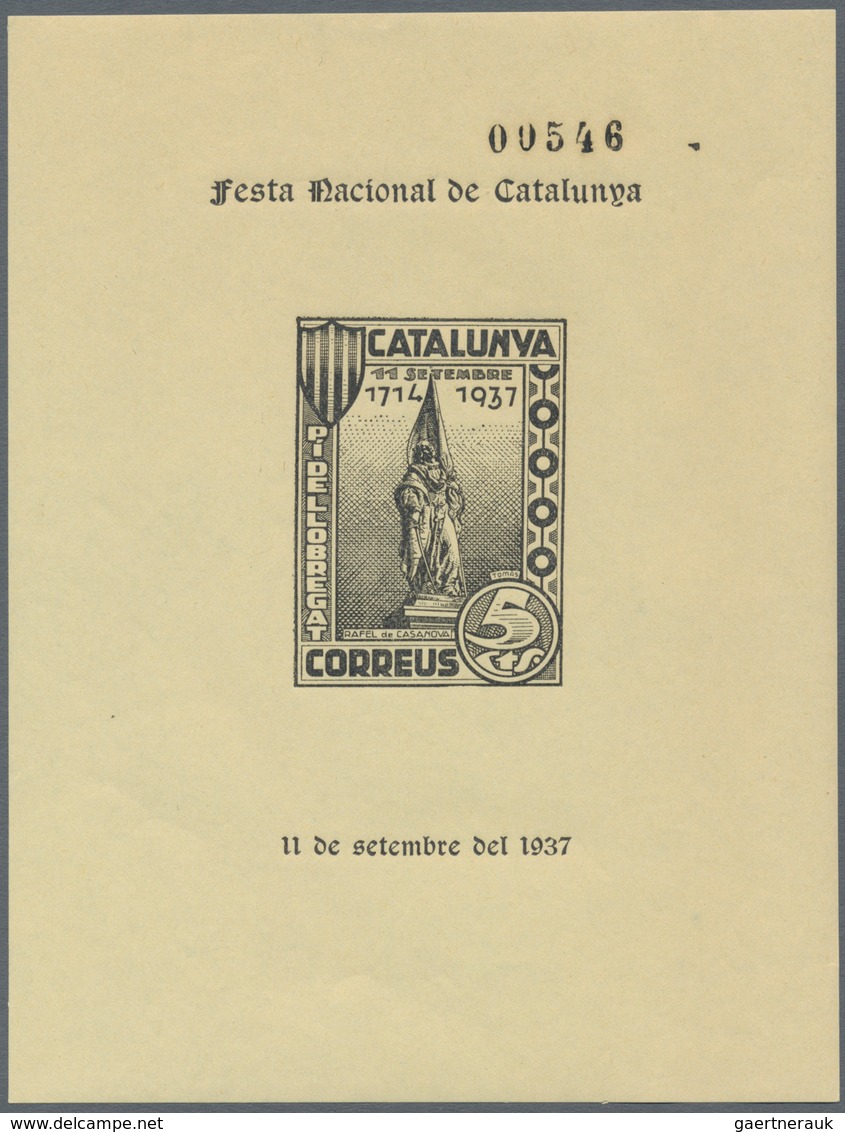 Spanien: 1930/1945 (ca.), Unusual Large Accumulation BACK OF THE BOOK ISSUES Mostly On Stockcards In - Cartas & Documentos