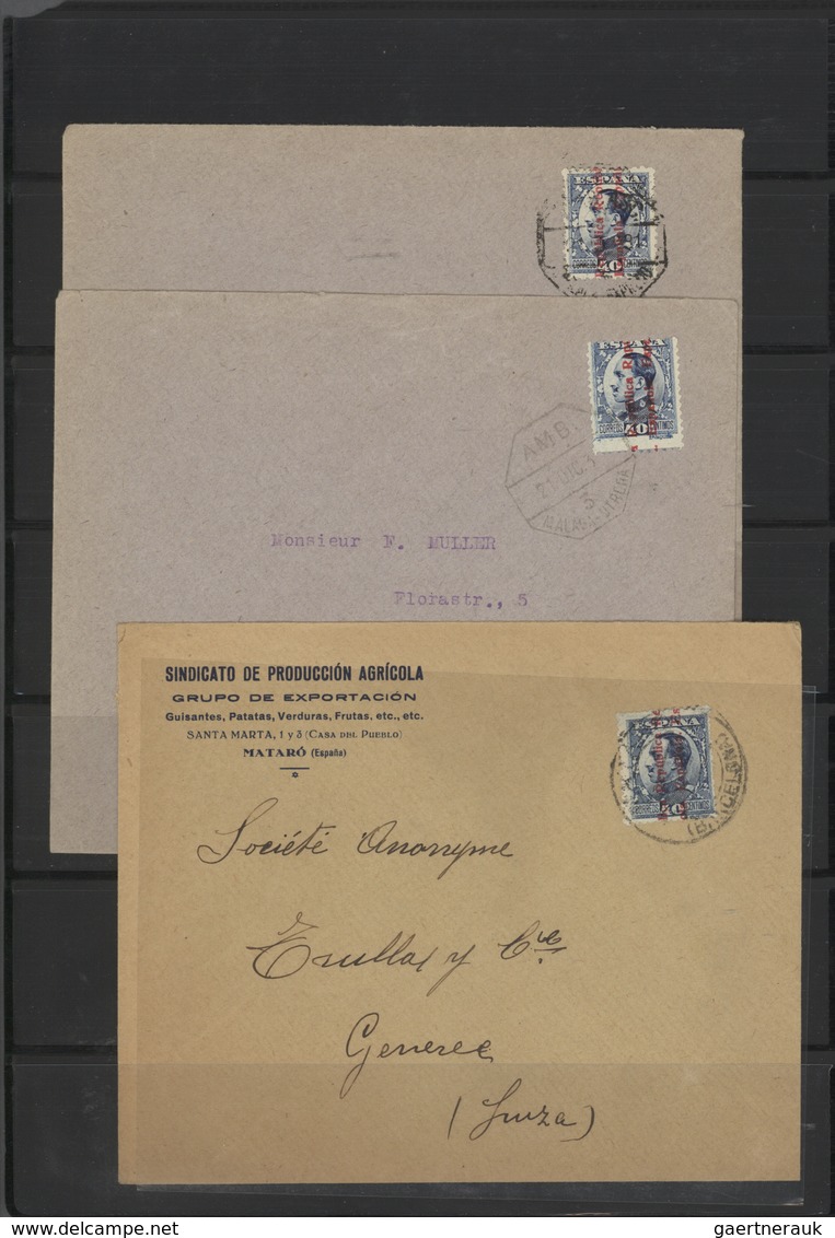 Spanien: 1931/1939, extensive collection of the 2nd republic issues including covers and cards. Must