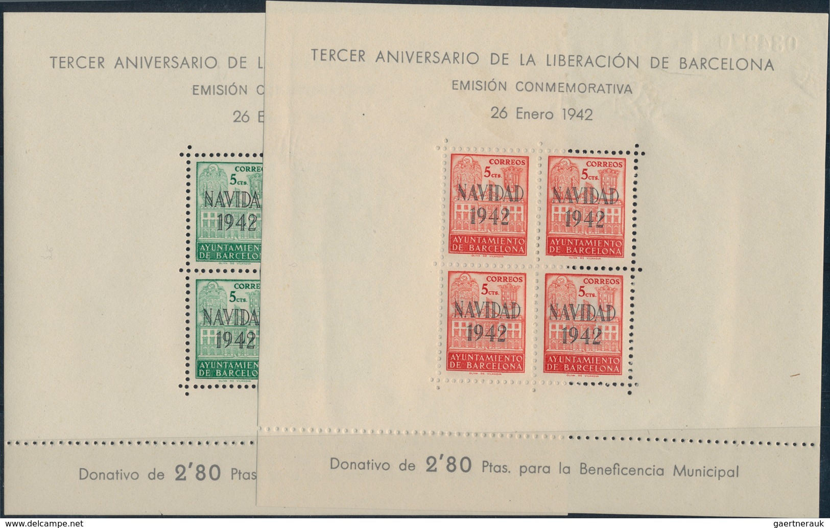 Spanien: 1938/1976 (ca.), Extensive Stock MNH On Stockcards And In Glasines Sorted By Years With Man - Brieven En Documenten