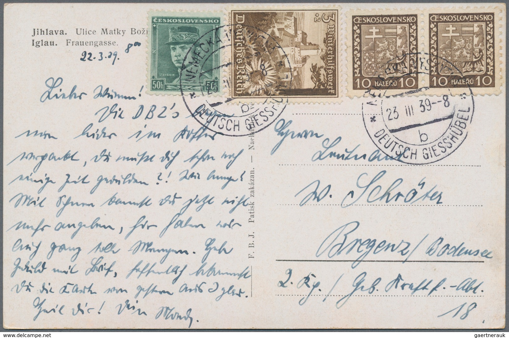 Tschechoslowakei: 1920/96, Accumulation Of Ca. 300 Covers, Cards, Postcards And Used Postal Statione - Gebraucht