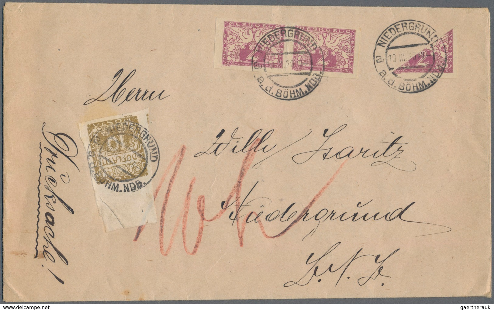 Tschechoslowakei: 1920/96, Accumulation Of Ca. 300 Covers, Cards, Postcards And Used Postal Statione - Gebraucht