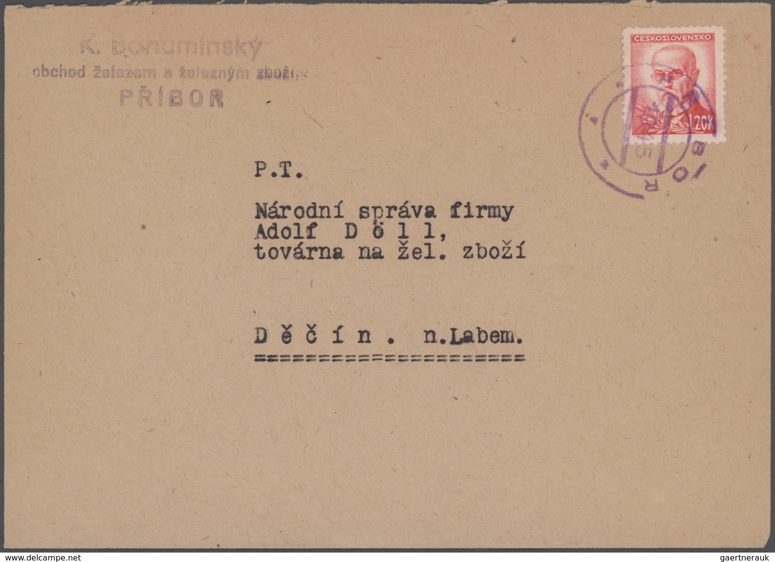 Tschechoslowakei - Stempel: 1945/1947, Transition Period, Collection Of Apprx. 265 (almost Exclusive - Andere & Zonder Classificatie