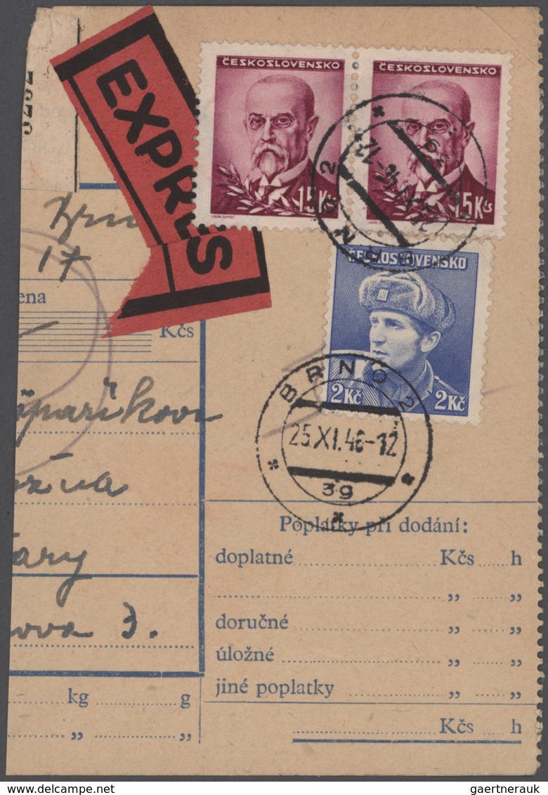 Tschechoslowakei - Stempel: 1945/1947, Transition Period, Comprehensive Collection/accumualtion Of F - Autres & Non Classés