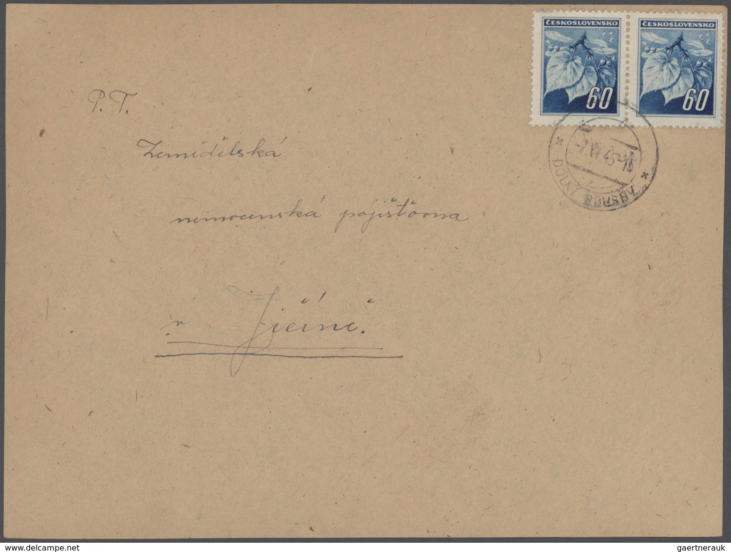 Tschechoslowakei - Stempel: 1945/1947, Transition period, comprehensive collection/accumualtion of f