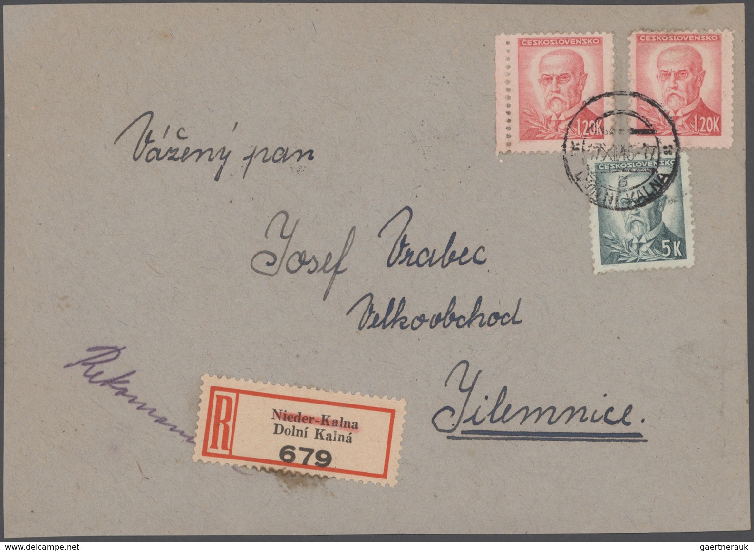 Tschechoslowakei - Stempel: 1945/1947, Transition period, comprehensive collection/accumualtion of f