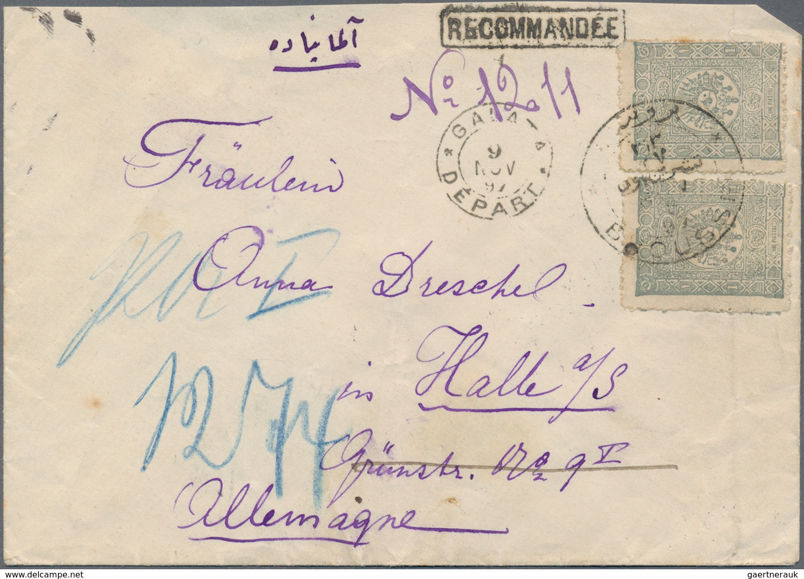 Türkei: 1890/1980(ca.), A Lot With More Than 200 Covers, Cards And Postal Stationeries With Several - Gebruikt