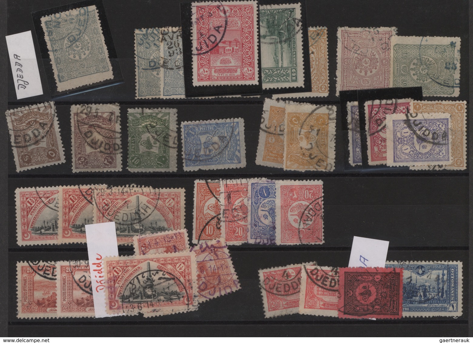 Türkei - Stempel: 1870/1920 (ca.), Accumulation Of Apprx. 2.700 Stamps On Stockcards, Partly Varied - Andere & Zonder Classificatie