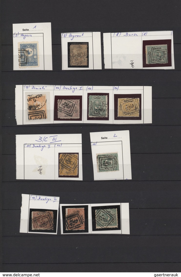 Türkei - Stempel: 1870/1950 (ca.), Collection/accumulation Of Apprx. 1.350 Stamps Showing A Great Di - Altri & Non Classificati