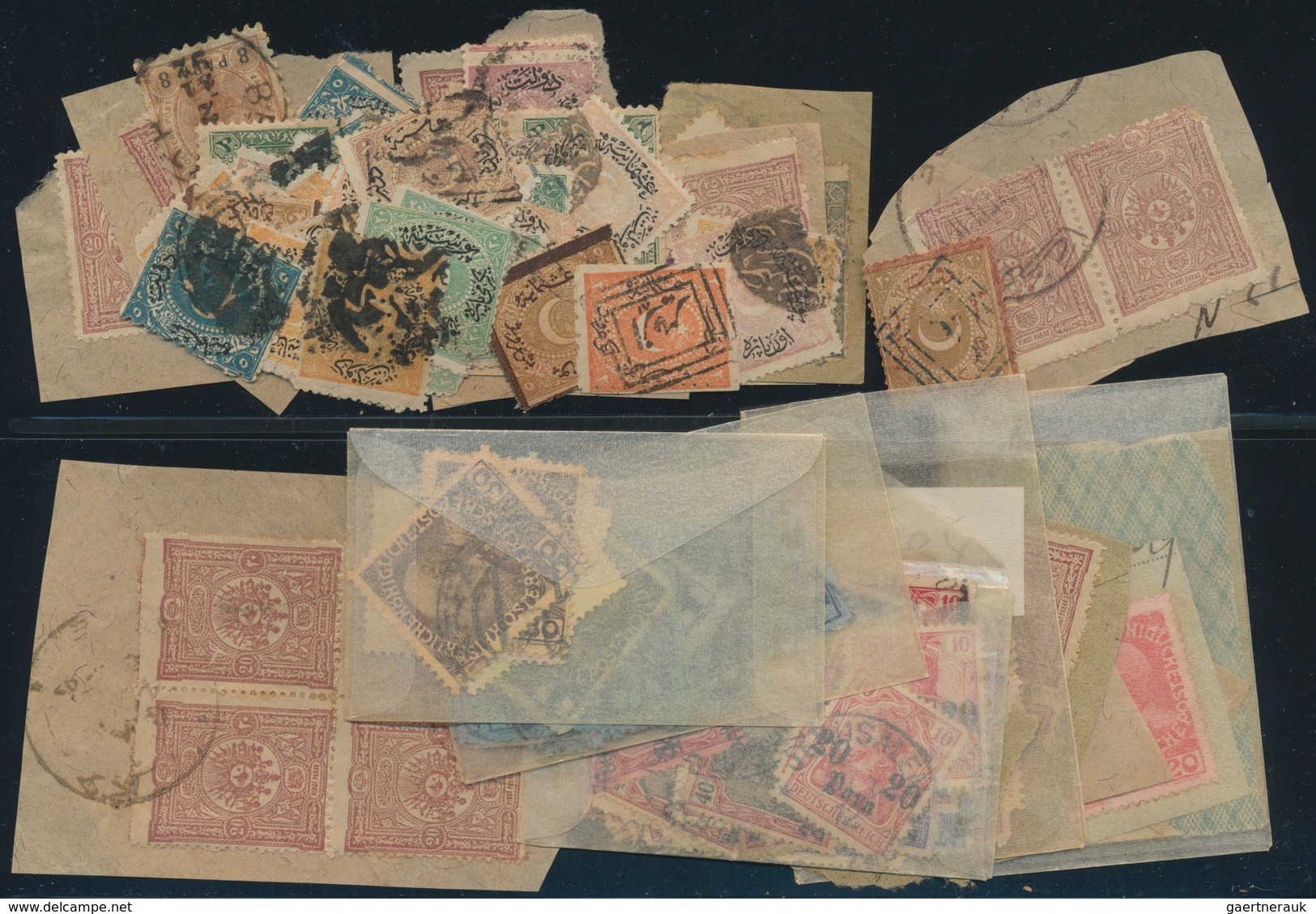 Türkei - Stempel: 1880/1910 (ca.), Balance Of Loose Stamps On Stockcards/in Glassines Incl. Some For - Andere & Zonder Classificatie