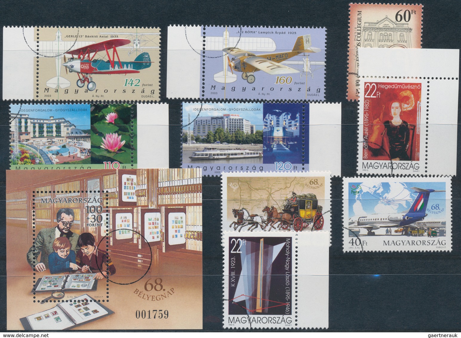 Ungarn: 1992/2010, Set Of More Than 160 Specimen Stamps And 20 Souvenir And Minature Sheets With Spe - Lettres & Documents