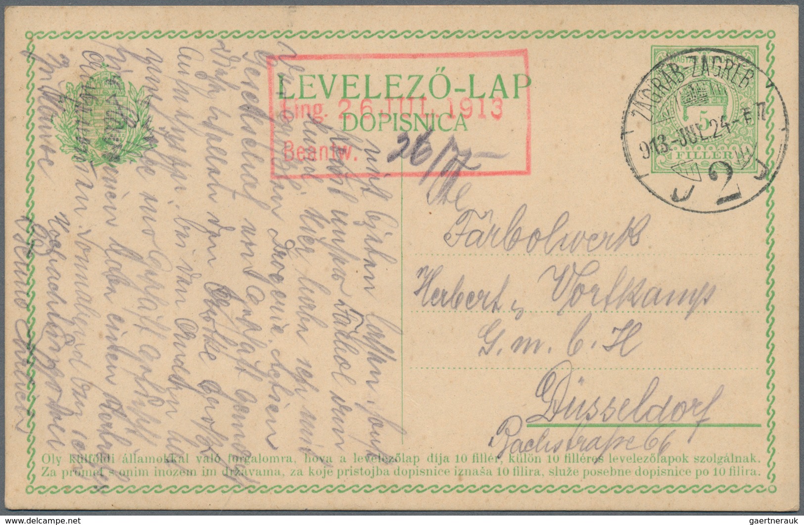 Ungarn - Ganzsachen: 1871/1920 (ca.), Accumulation Of Ca. 270 Commercially Used Postal Stationeries, - Enteros Postales