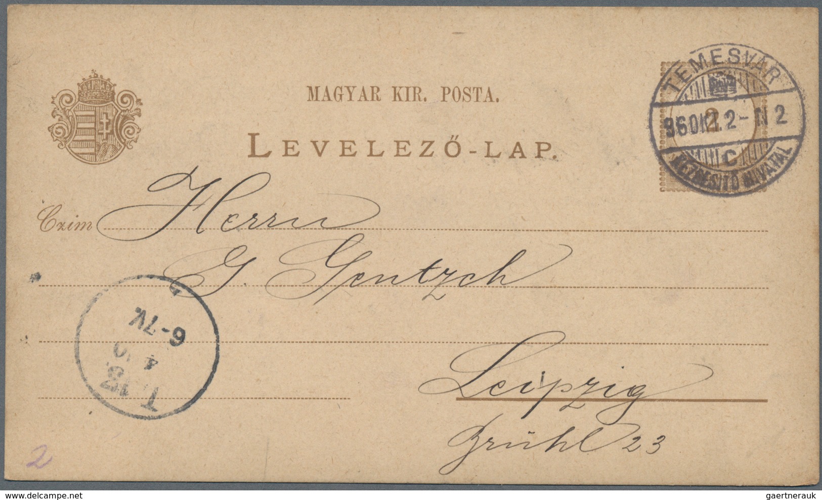 Ungarn - Ganzsachen: 1871/1920 (ca.), Accumulation Of Ca. 270 Commercially Used Postal Stationeries, - Postwaardestukken