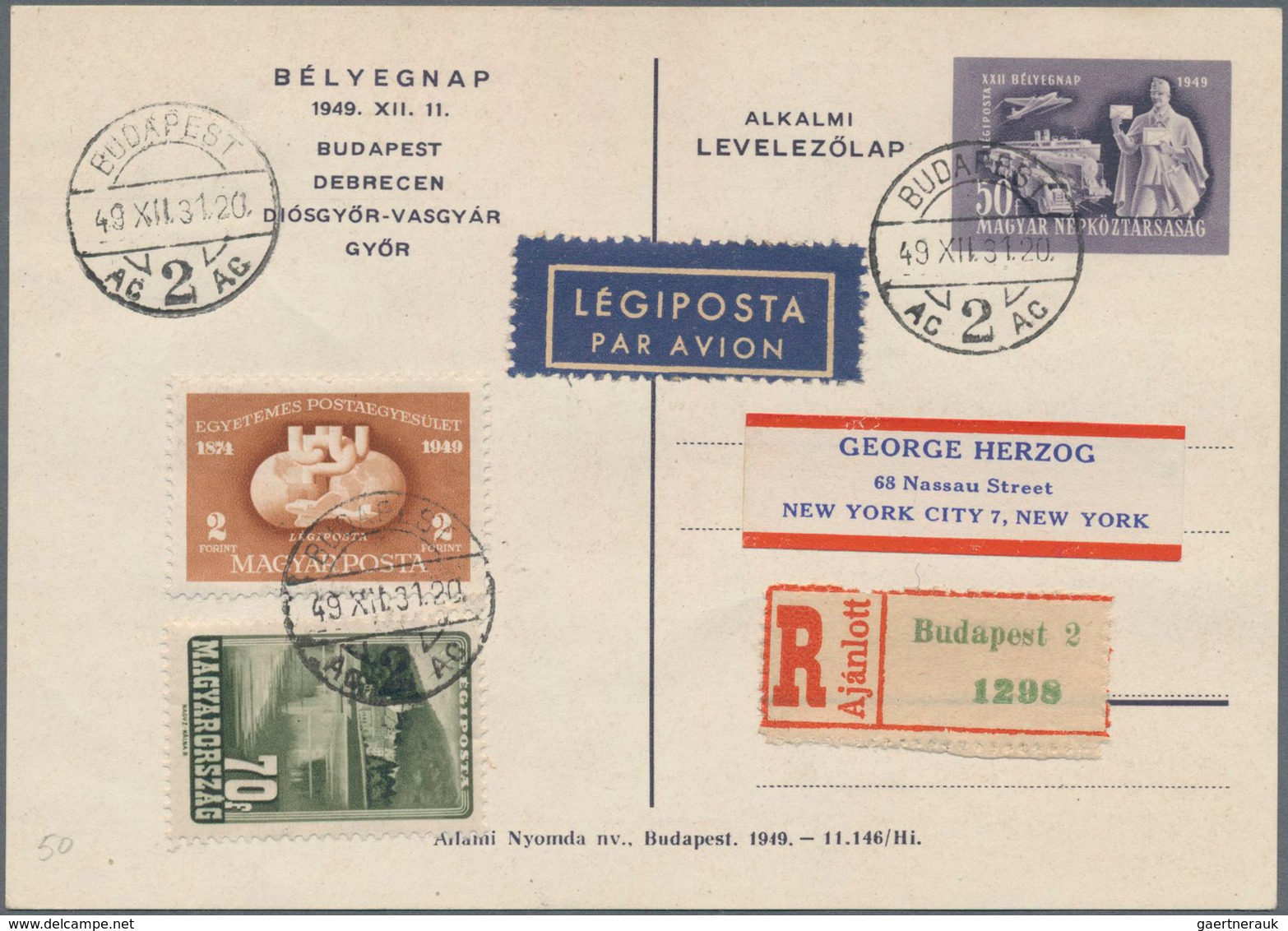 Ungarn - Ganzsachen: 1949/89 (ca.), Approx. 610 Postal Stationeries Cards, Mint, CTO Used And A Few - Postwaardestukken