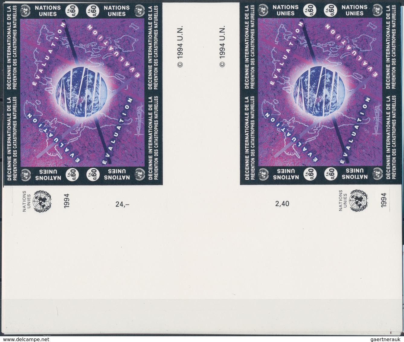 Vereinte Nationen - Genf: 1969/2000. Amazing collection of IMPERFORATE stamps and progressive stamp