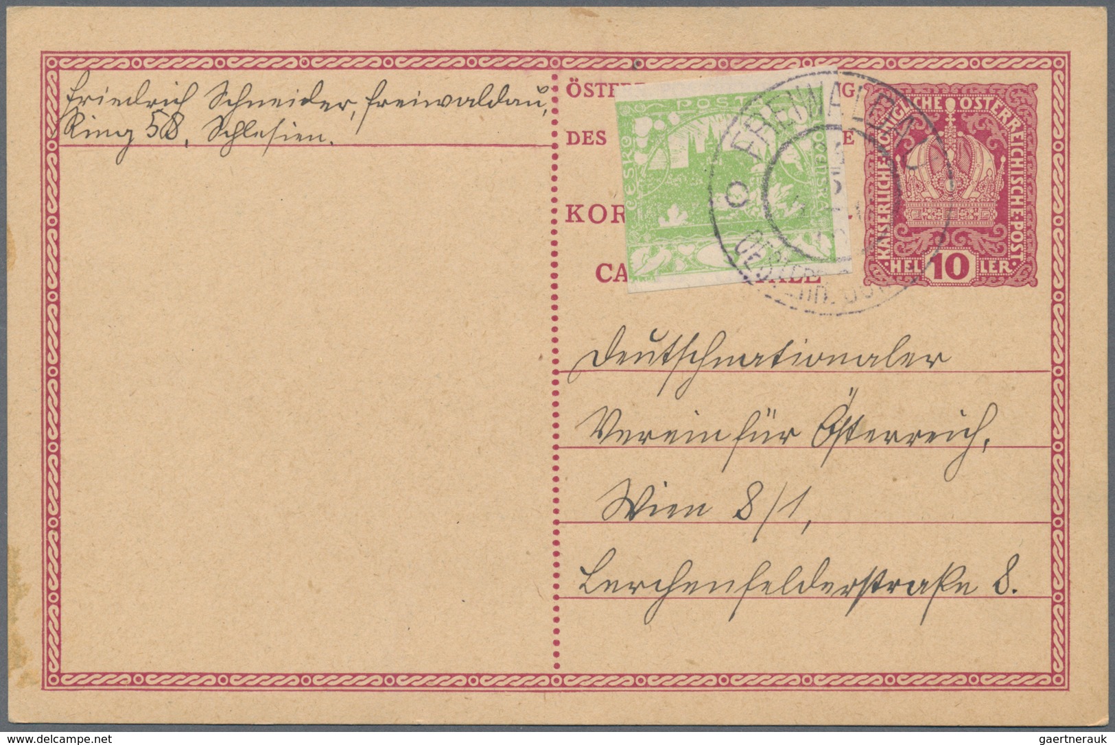 Europa: 1855/1950 large collection of approx. 2.130 unused and used postal stationeries, incl. posta