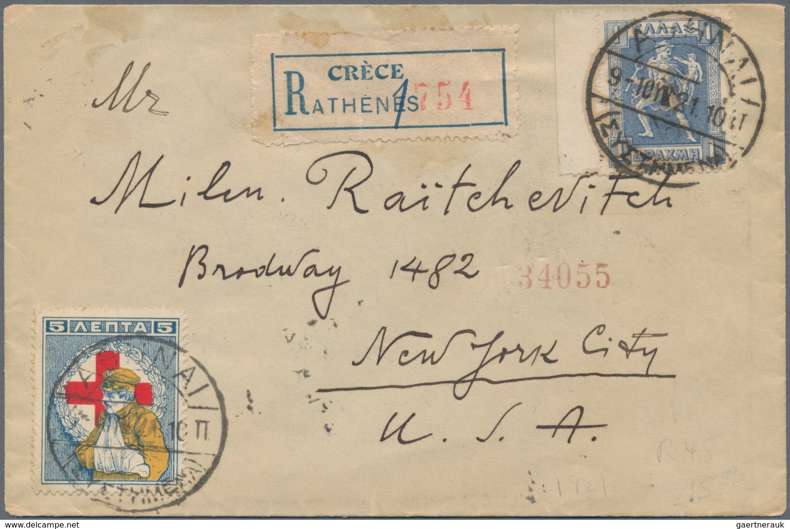 Europa: 1890/1960 (ca.), holding of several hundred covers/cards, comprising Vatican, Iceland, Greec