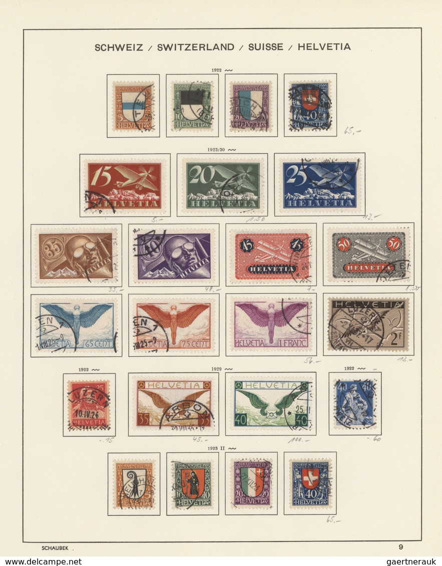 Europa: 1850/1968, EUROPA-TRIO, Sammlungs-Konvolut Mit Belgien, Österreich Und Der Schweiz In Drei V - Andere-Europa