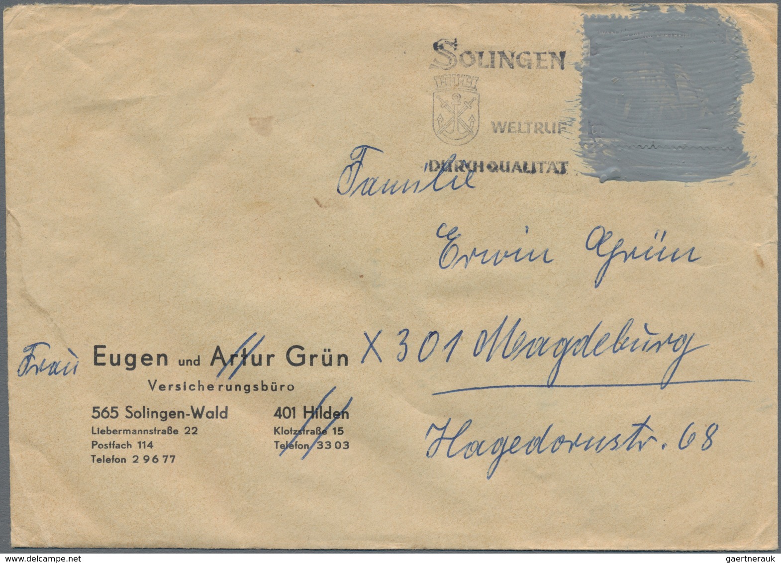 Europa: 1868/1967, Little Accumulation Of Approx. 50 Covers, Parcel Cards And Stationeries, A Varied - Andere-Europa