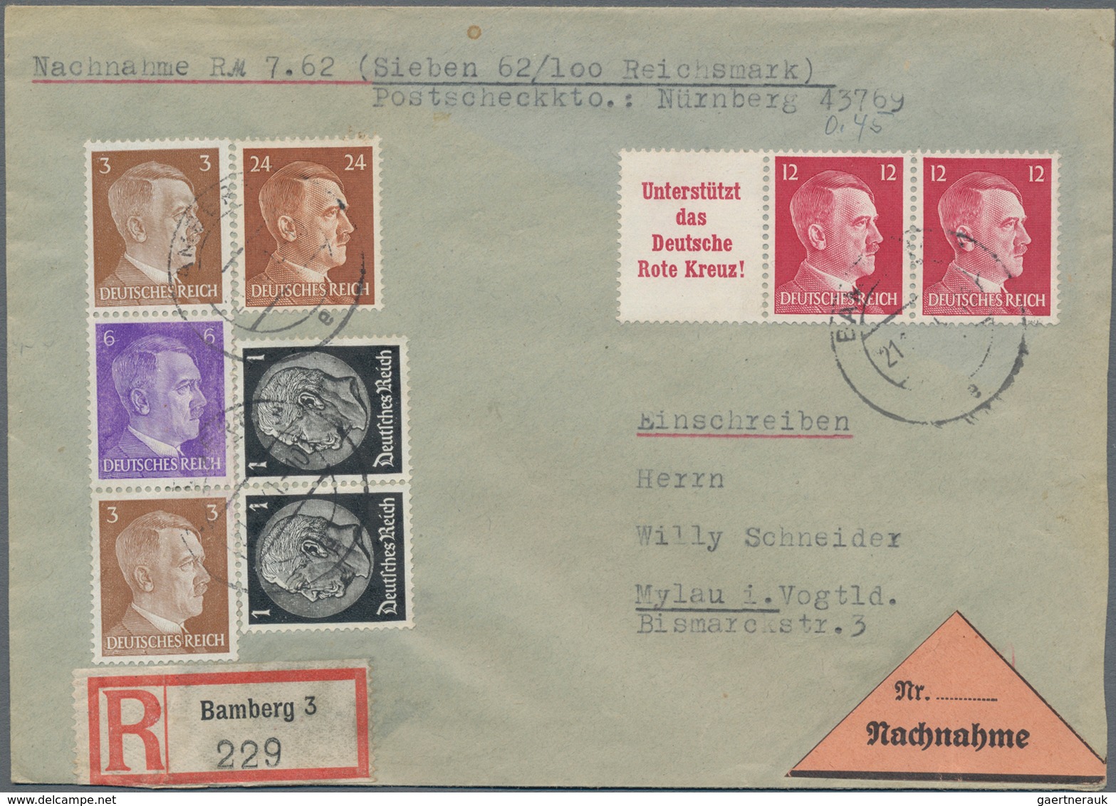 Europa: 1868/1967, Little Accumulation Of Approx. 50 Covers, Parcel Cards And Stationeries, A Varied - Andere-Europa