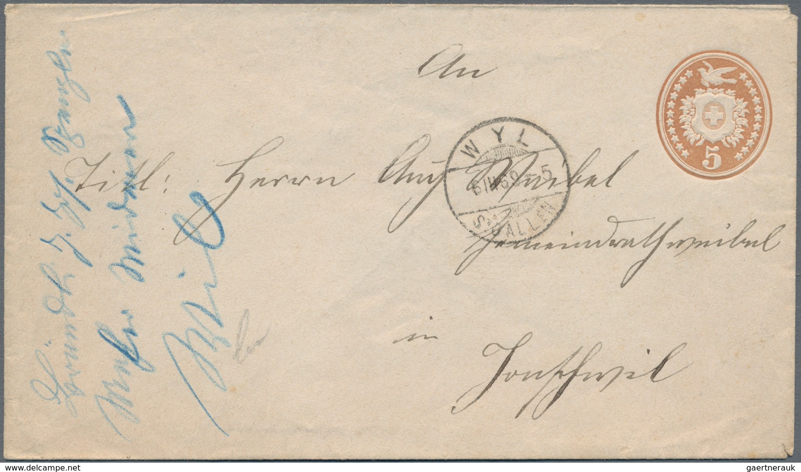 Europa: 1868/1967, little accumulation of approx. 50 covers, parcel cards and stationeries, a varied
