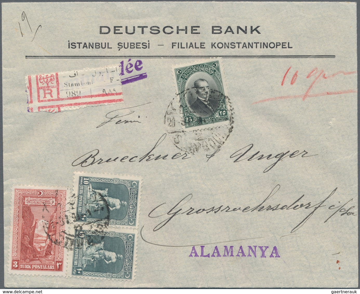 Europa: 1873/1968, Holding Of About 120 Letters, Cards, Parcel Cards And Used Postal Stationery, Inc - Autres - Europe