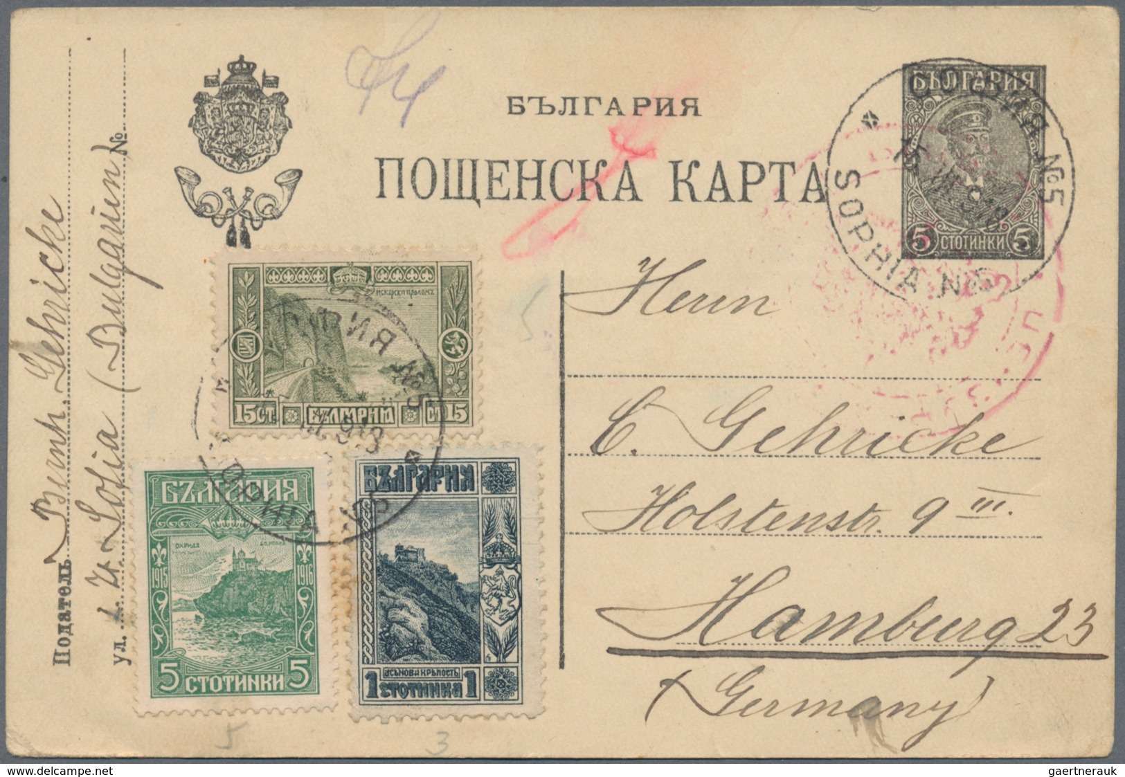 Europa - Ost: 1890/1960 (ca.), Comprehensive Holding Of Covers/cards, Comprising Bulgaria, Romania, - Autres - Europe