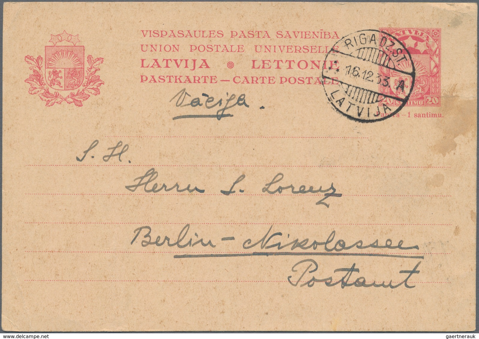 Europa - Ost: 1890/1960 (ca.), Little Accumulation Of Ca. 35 Covers And Commercially Used Postal Sta - Andere-Europa