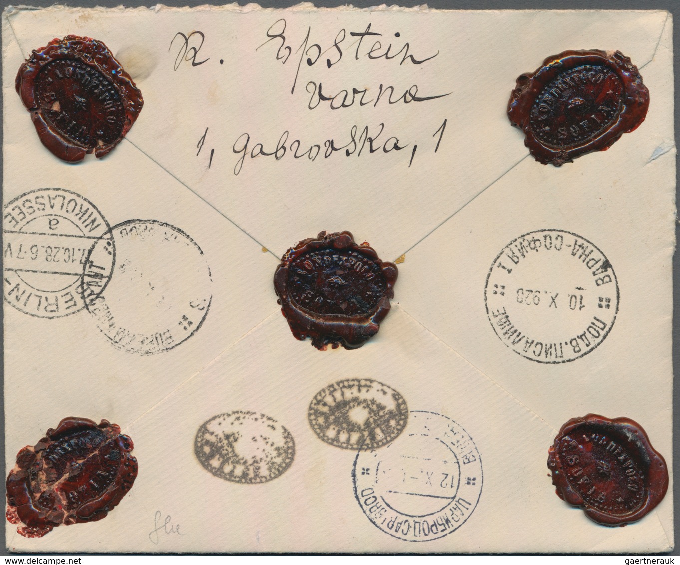 Europa - Ost: 1890/1960 (ca.), Little Accumulation Of Ca. 35 Covers And Commercially Used Postal Sta - Sonstige - Europa
