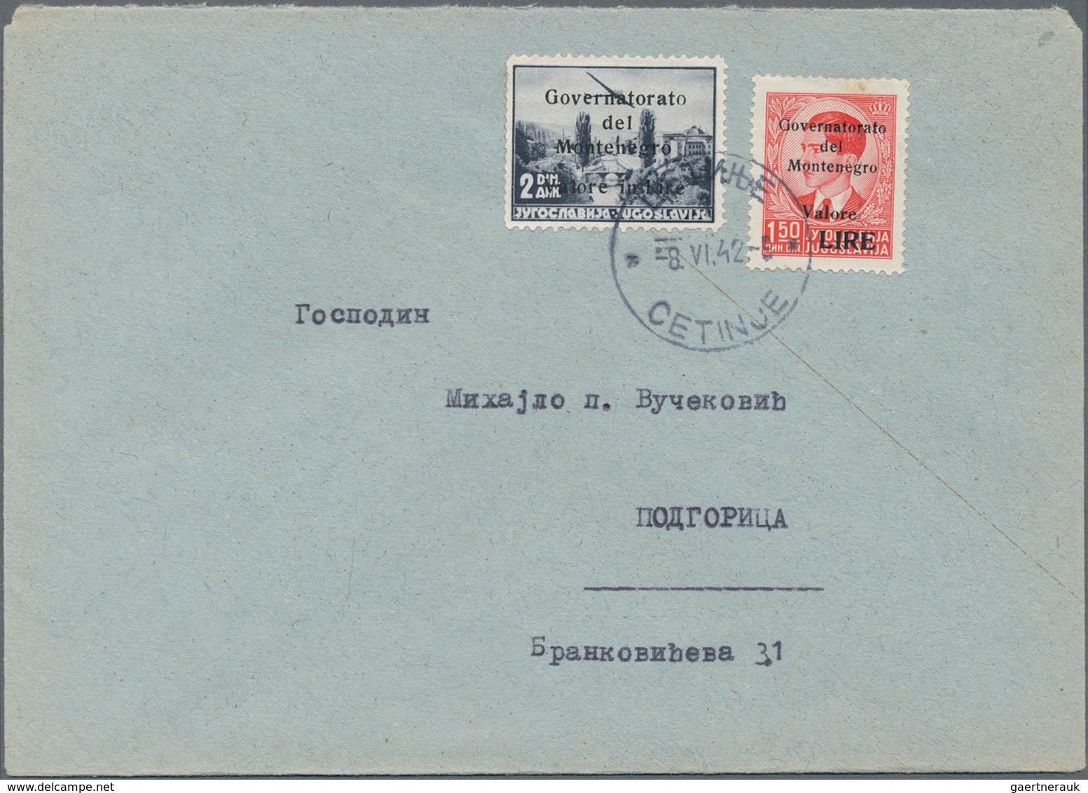 Europa - Süd: 1941-44 Ca.: About 300 Covers, Postcards, FDC's And Postal Stationery Items From Serbi - Otros - Europa