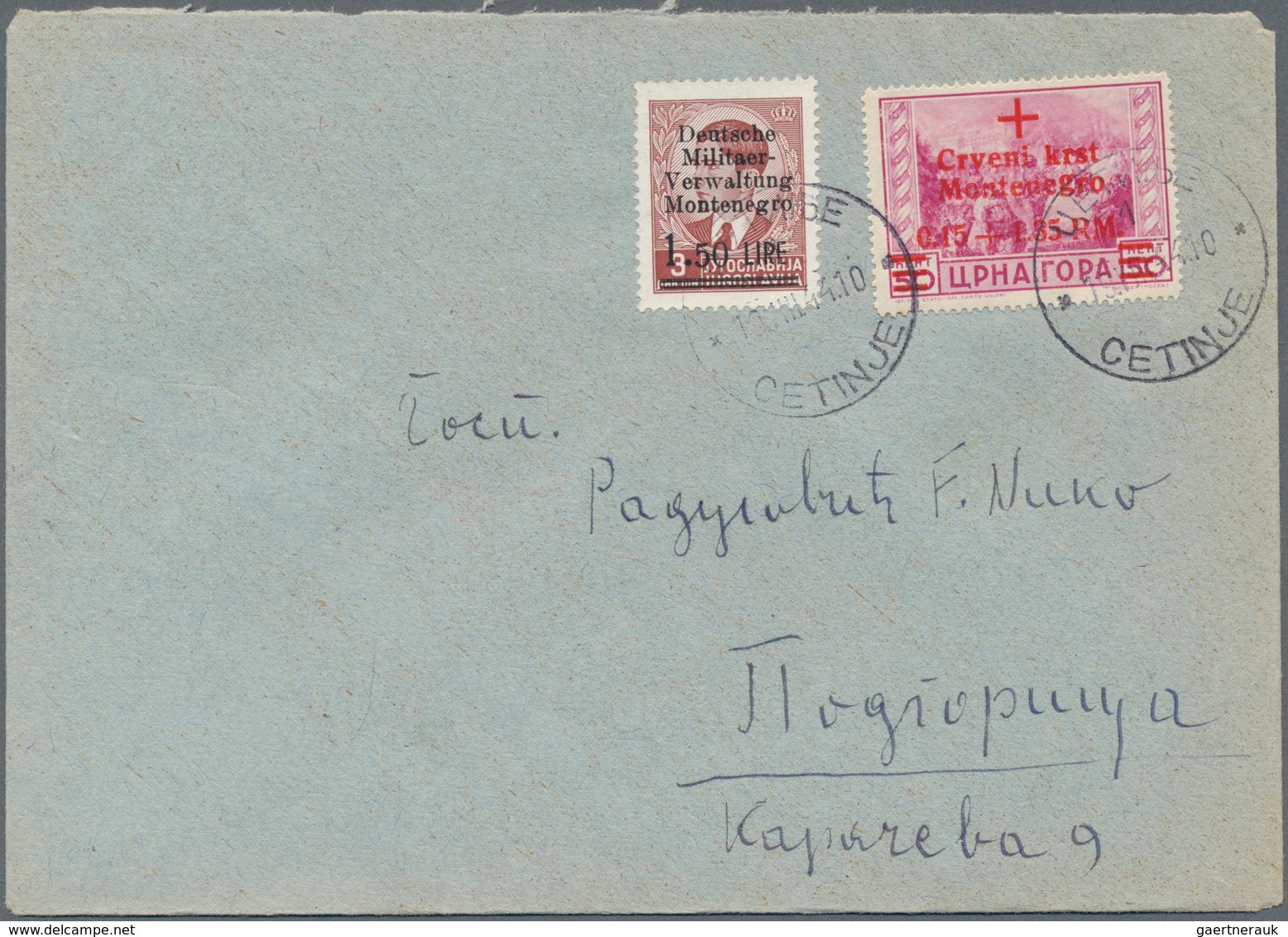 Europa - Süd: 1941-44 ca.: About 300 covers, postcards, FDC's and postal stationery items from Serbi