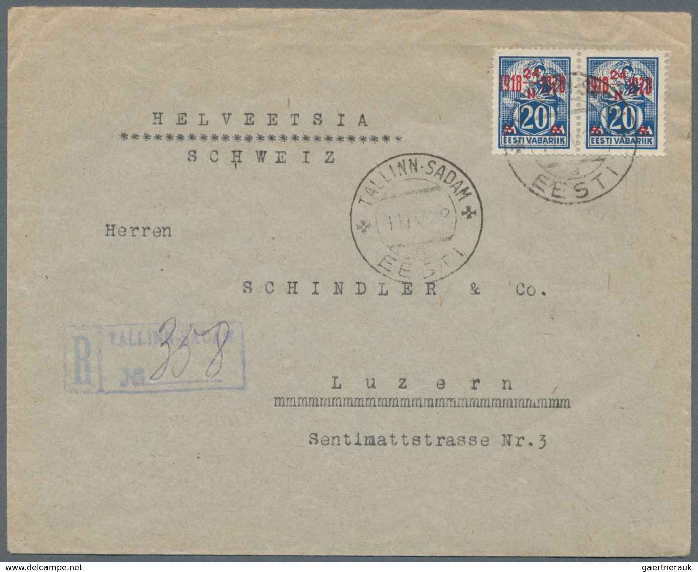 Baltische Staaten: 1919/1941, Holding Of Total Ca. 220 Letters, Cards, Picture-postcards, Postal Ord - Otros - Europa