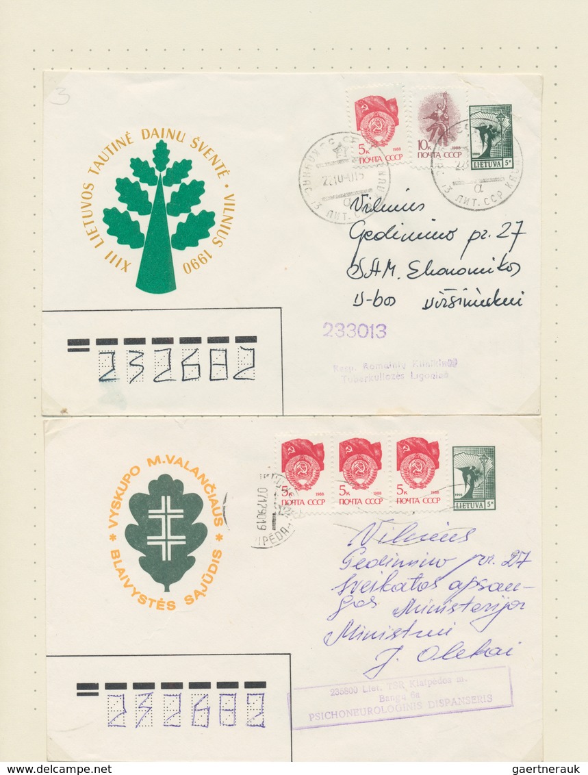 Baltische Staaten: 1990/1993, Estonia, Latvia, Lithuania, Extensive, Specialized Collection Of The F - Otros - Europa