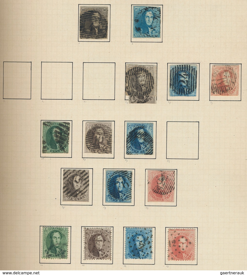 BENELUX: 1849/1978, Mint And Used Collection Of Belgium (main Value) And Some Luxembourg In Two Albu - Otros - Europa