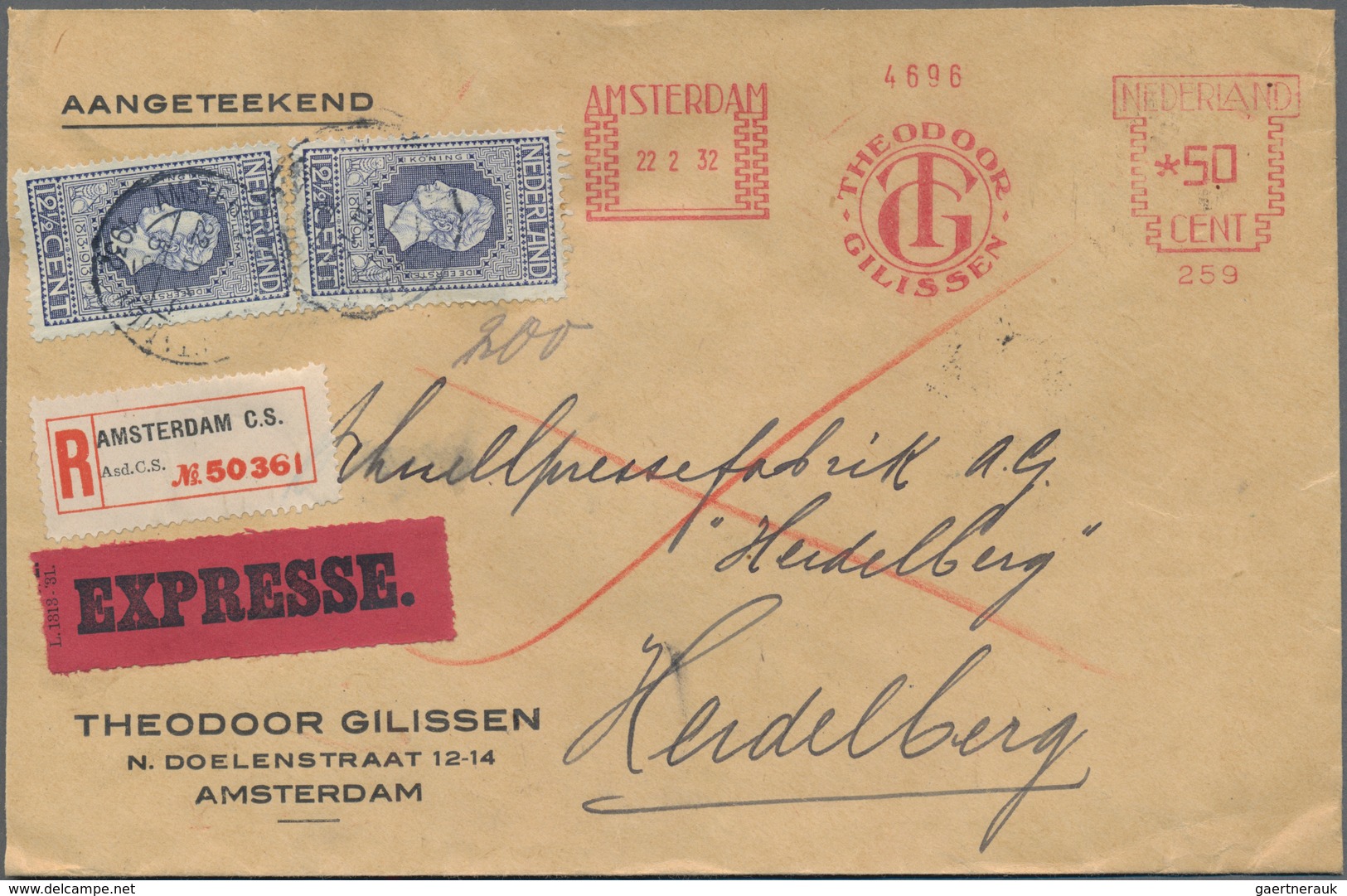 BENELUX: 1911/2003, Lot Of 16 Covers, E.g. Belgium 1933 Tuberculosis Fighting Attractive Franking, L - Autres - Europe