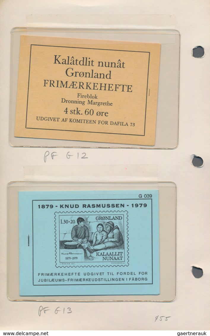 Skandinavien: 1940/1990 (ca.), Greenland And Iceland, Lot Of 28 Booklets (18 Pieces Greenland And 10 - Autres - Europe
