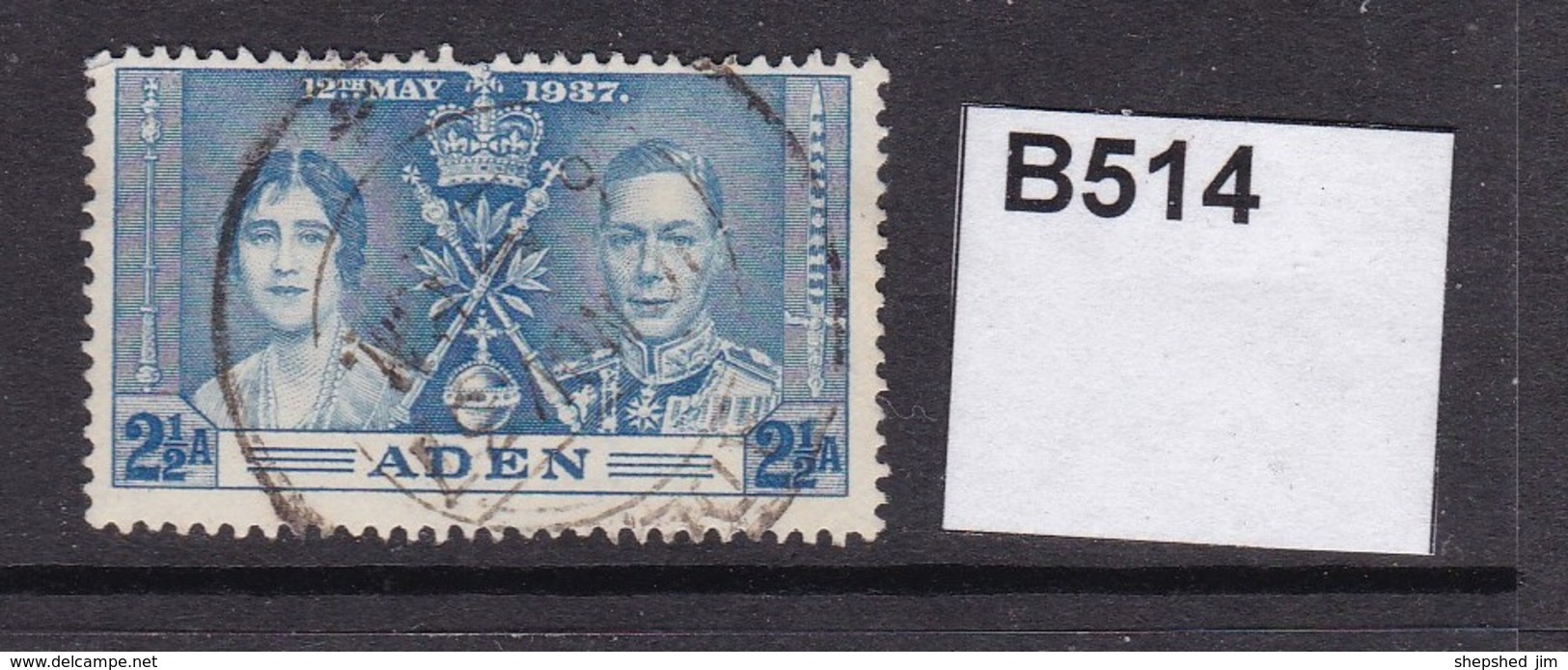 Aden 1937 Coronation 2½a - Aden (1854-1963)