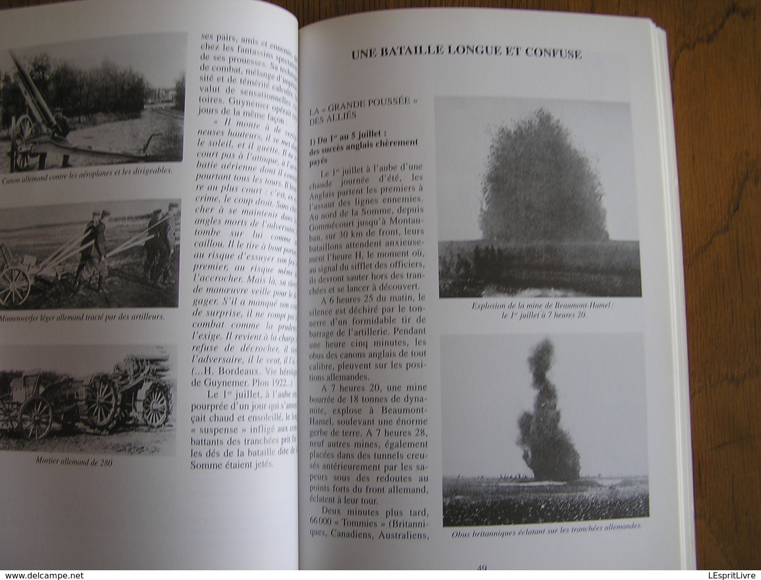 LA BATAILLE DE LA SOMME 1916 Guerre 14 18 Poilus Tranchées Albert Bray Bapaume Péronne Noyon Amiens Cappy Roye France