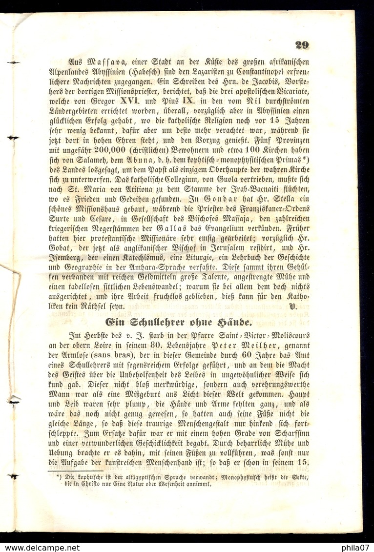 Austria, Croatia - Complete Newspaper Oeseterreichischer Volksfreund No. 4 From 1850 - Autres & Non Classés