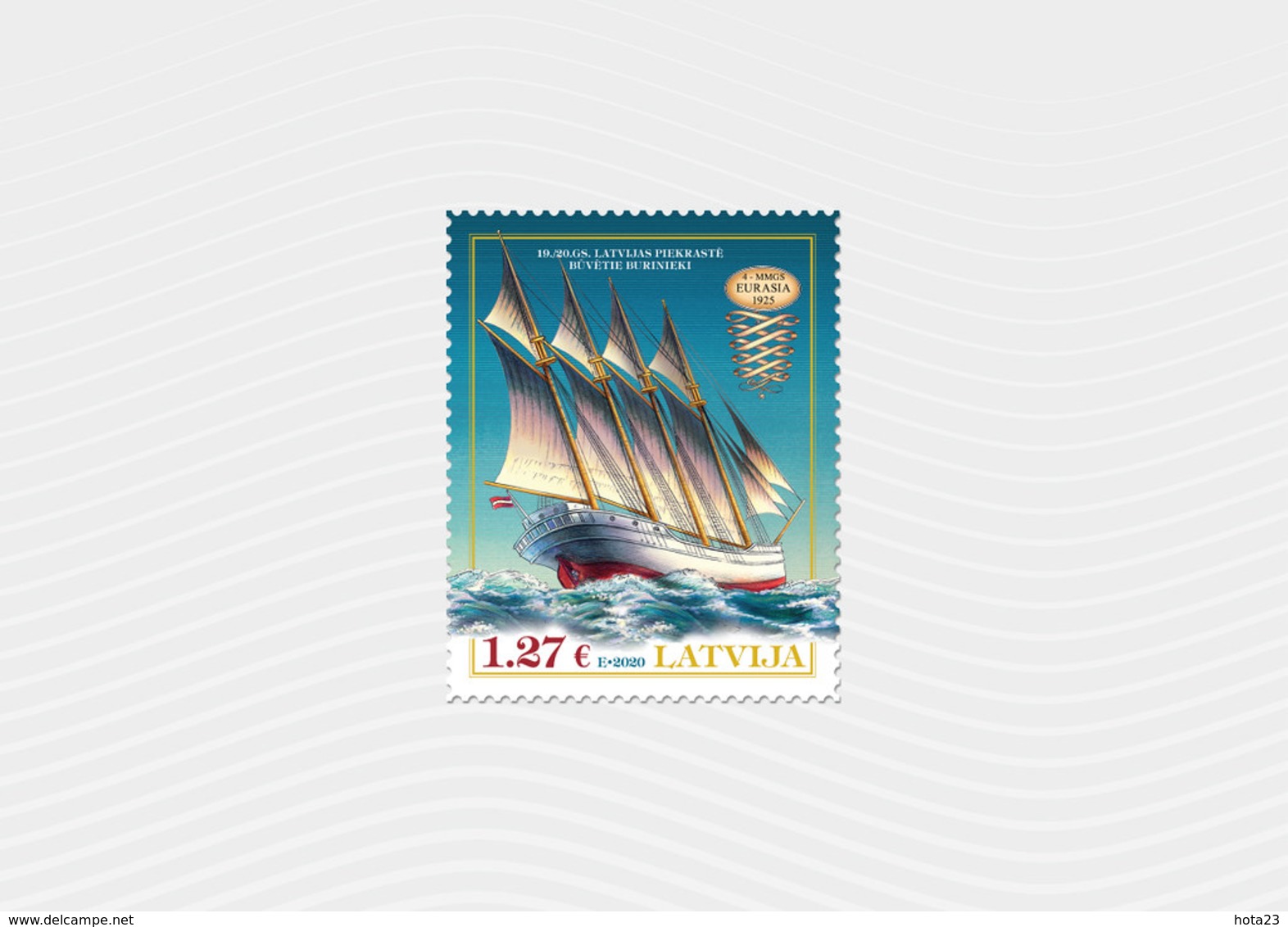 Latvia / Lettonia / Lettland – 2020  Four-masted Sailing Vessels - SHIP - MNH - Lettonie