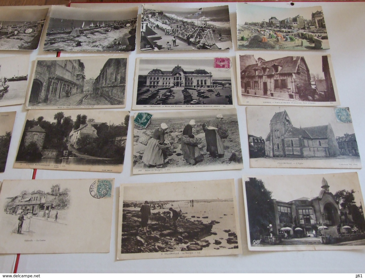 CALVADOS GROS LOT DE 250 CARTES POSTALES ANCIENNES SEMI MODERNES BELLE ANIMATION PEU DE LISIEUX ET CAEN QUELQUES DOUBLES - 100 - 499 Postales