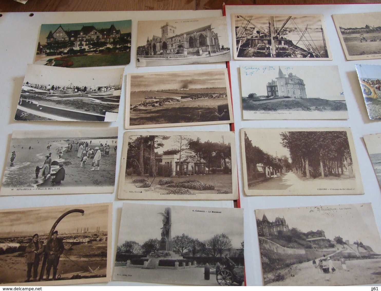 CALVADOS GROS LOT DE 250 CARTES POSTALES ANCIENNES SEMI MODERNES BELLE ANIMATION PEU DE LISIEUX ET CAEN QUELQUES DOUBLES