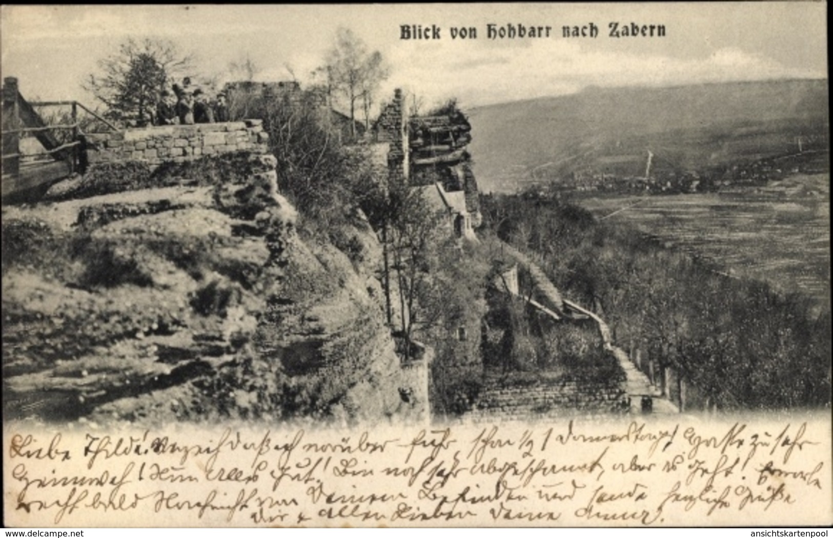 Cp Saverne Zabern Elsass Bas Rhin, Blick Vom Hochbarr Auf Die Stadt - Sonstige & Ohne Zuordnung