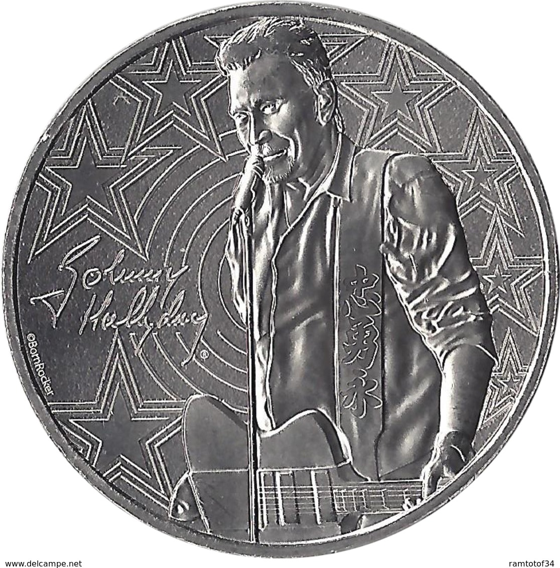 2019 MDP424 - Johnny Hallyday 3 - (johnny à La Guitare) / MONNAIE DE PARIS 2019 - 2019