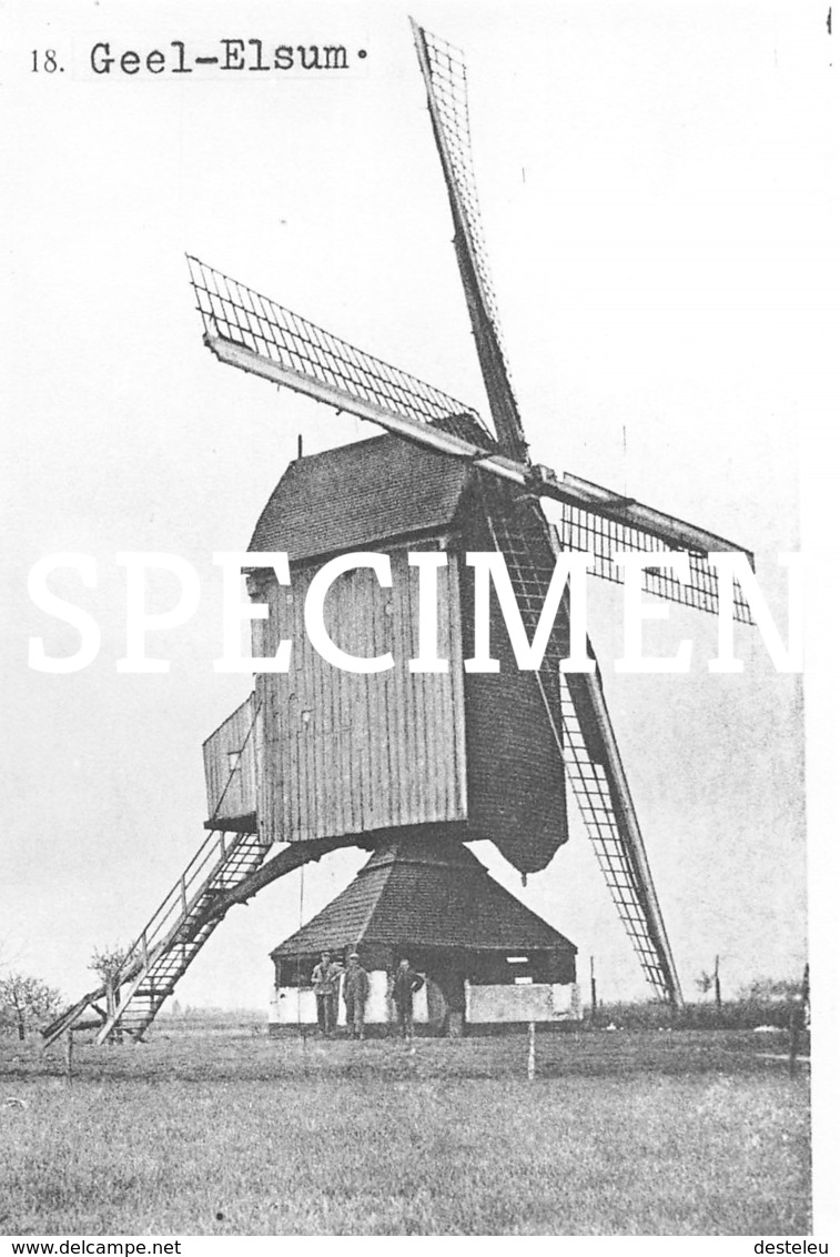 Foto Copy: 18 Molen Elsum -  Geel - Geel