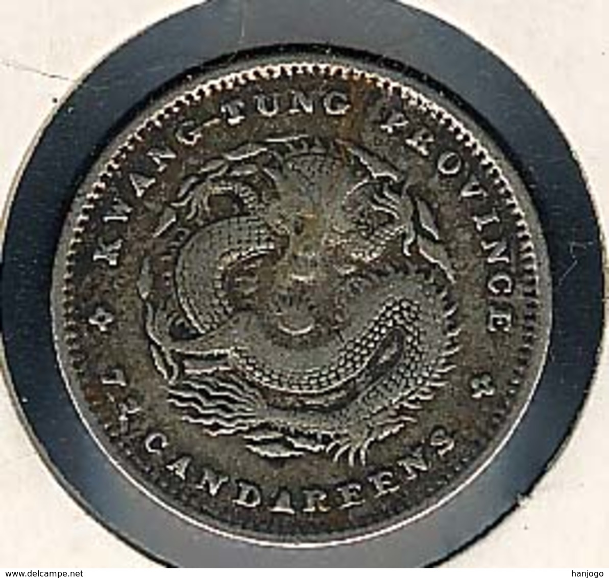 China - Kwangtung, 10 Cents KM 200, Silber - China