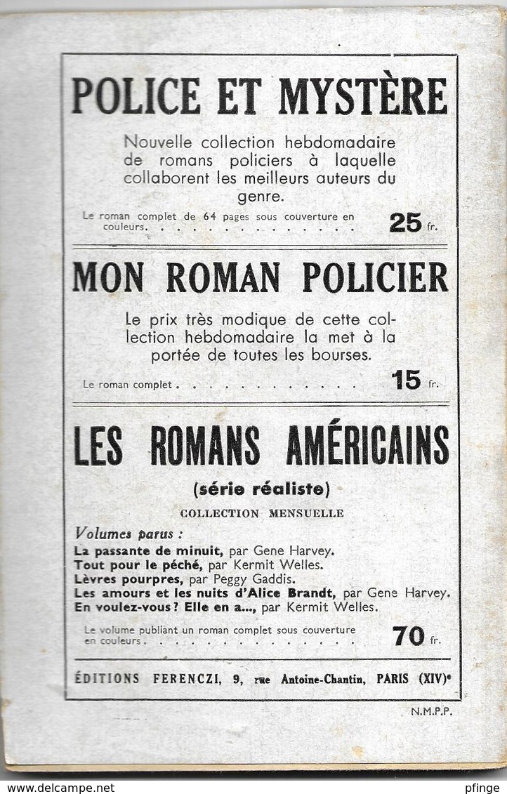 Des Ennuis Avec Le Bossu Par Max-André Dazergues - Le Verrou N°26 - Ferenczi - - Ferenczi