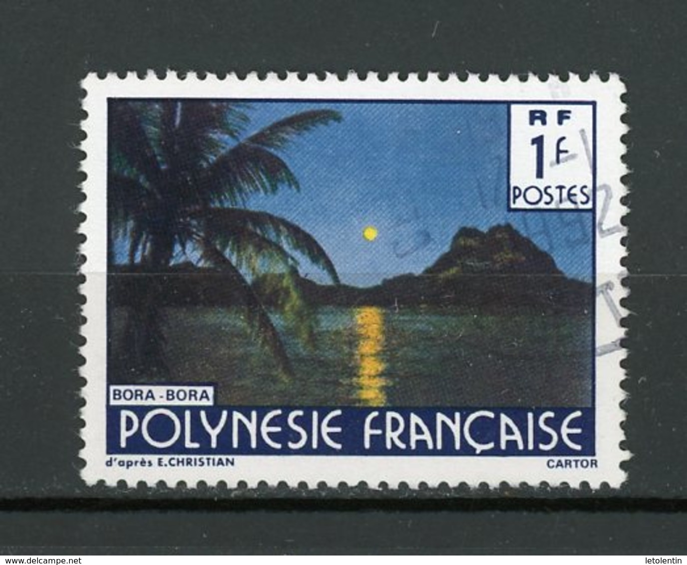 POLYNESIE - PAYSAGE - N° Yt 321 Obli. - Gebruikt