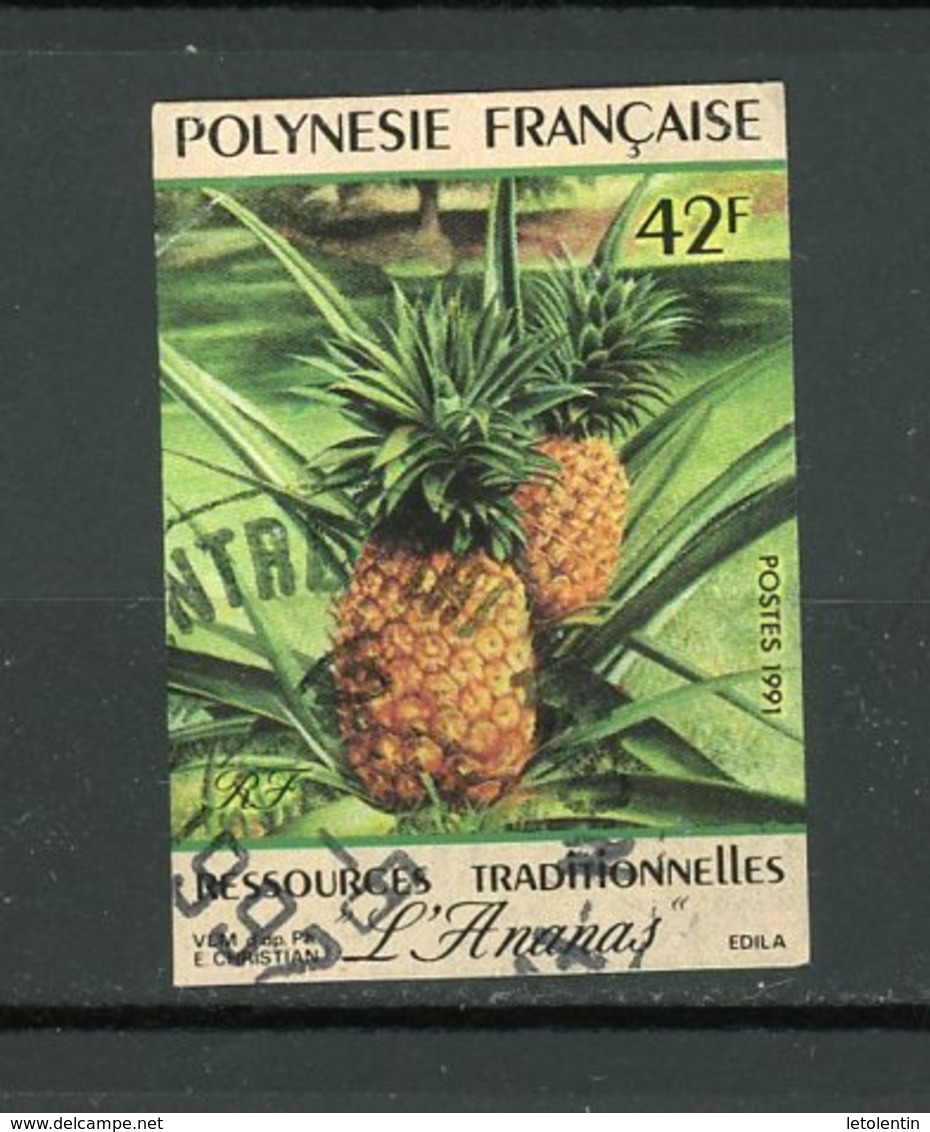 POLYNESIE - ANANAS - N° Yt 374 Obli. - Used Stamps