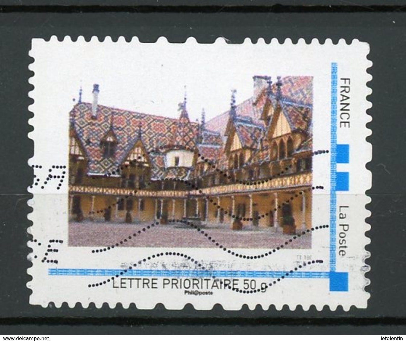 FRANCE - PERSONNALISÉS -  HOSPICES DE BEAUNE -  N° Yvert  (MTAM) OBLI;  LETTRE PRIORITAIRE 50g - Sonstige & Ohne Zuordnung