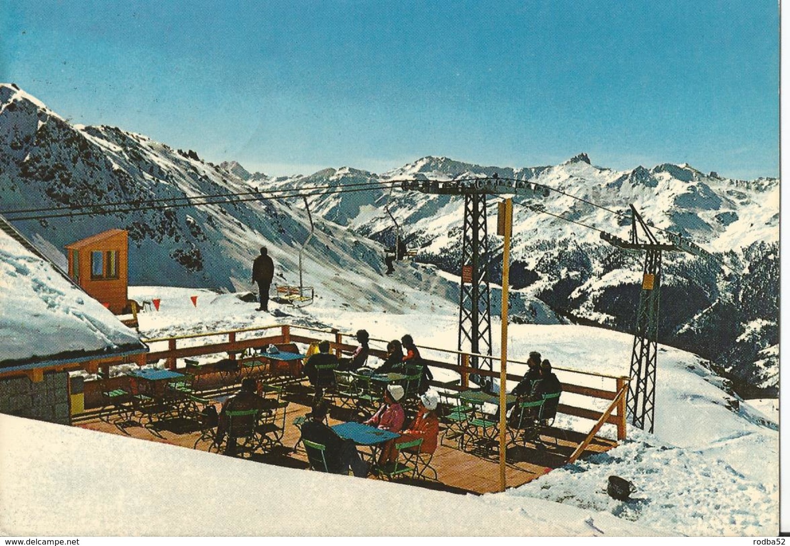 CPM - L'hiver à Chandolin - L'arrivée Du Télésiège - Suisse Valais - Chandolin
